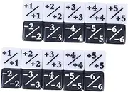 KONTONTY 20pcs Educational Dice Counters for Table Games Design for Math Learning and Gaming Activities