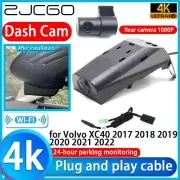 4K 2160P Wifi Car Dash Cam Camera for Volvo XC40 2017 2018 2019 2020 2021 2022