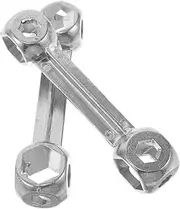 Generic 2pcs Hexagon Wrench for Bicycle Repair Compact Multi Use Tool for Bikes and Furniture Double Headed Design for Versatile Repairs Essential Bike Mechanic Accessory