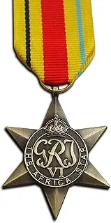 [Trikoty] The Africa Star Medal WW2 British Military Award For | Army | Navy | RAF | Replica