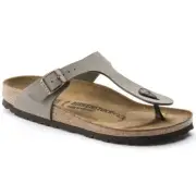 Birkenstock Gizeh Regular Fit Birko Flor Stone - US Men's 10 EU 43