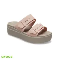 在飛比找Yahoo奇摩購物中心優惠-Crocs 卡駱馳 (女鞋) 布魯克林低跟涼鞋-207431