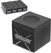 GoSports Premium Pool Cue Chalk Cube 12 Pack - Billiards Pool Stick Chalk - Black, Blue, Red, or Green