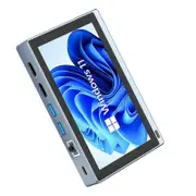 Windows 11 5.5" Touch Mini PC Tablet, Intel Celeron J4125, 8GB+128GB, WiFi, 4K UHD, Multi-Port, Portable Office & Home Entertainment 8G to 256GB