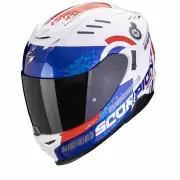 Exo-520 Evo Air Titan White Blue Red Full Face Helmet