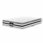 King Single Size Pillow Top Spring Foam Mattress