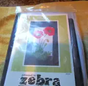 *Zebra patterns applique Poppy Wall Hanging Kit
