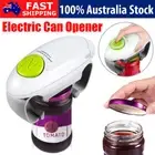 Electric Can Opener Smooth Edge One Touch Automatic Can Opener Jar Lid Tool AUS