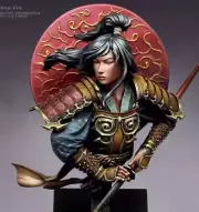 1/10 Resin Magician Figure Bust Unassembled Unpainted a-1091