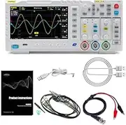 1014D Portable 7 Inch TFT LCD Display Screen Two in One Dual Channel Input Signal Generator Desktop Oscilloscope Capture Output Signal Function 100MHz* 2 Ana-Log Bandwid 1GSa/s Sampling Rate