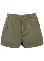 Free People Billie Stretch-denim Shorts - Khaki - 6 6