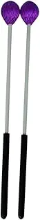 TOGEVAL 1 Pair Beginner Marimba Mallets Percussion Instrument Sticks for Music Development Multi Functional Versatile for Marimbas and Other Instruments Vibrant Design for Visual Appeal