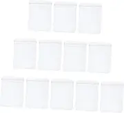 ARTIBETTER 200Pcs Transparent Zipper Sealed Bags Thick Plastic Photo Jewelry Storage Pouches Compact Lightweight Design for Easy Carrying for Organizing Items