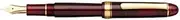 PLATINUM Century Gold Trim Bourgogne Japanese Fountain Pen B/Red/0.44-0.54mm/Handmade/14K Gold Nib/Gift Box/Red PNB15000-71B