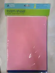 FOAM SHEET (9" x 12") 6-Pack from Crafters Square / New & Sealed