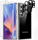 For Samsung Galaxy S24 Ultra Case with 2+2 Pack Screen & Camera Lens Protector
