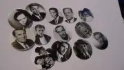 Pre Cut One Inch Bottle Cap Image OLD HOLLYWOOD ACTORS #2 Free Shipping