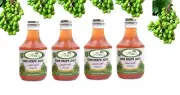 Sour Green Grape 100% Natural Juice 4 Bottles 32oz