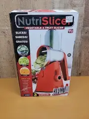 Nutrislicer Vegetable Slicer Cheese Grater Potato Slicer Salad Chopper NEW