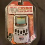 WORLD SERIES of POKER CASINO CALCULATOR PLATINUM 5-in-1 CASINO GAME by Excalibur