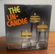 1970’s The Un-Candle Floating Candle Set by Corning Pyrex New