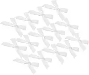 Outanaya 100pcs Mini Bowknot Ribbons Satin Wrapping Bows Decorative Bows for Charms Polyester Bowknots for Decorations