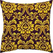 Royal Tapestry. Needlepoint Kit. Throw Pillow 16×16 Inches. Printed Tapestry Canvas, European Quality