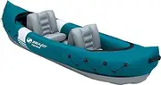 Sevylor Tahaa Kayak, Inflatable Canoe for 2 Persons, Inflatable Boat, Paddle Boat with Robust PVC Outer Shell, Straps for Fastening Luggage, Bar Construction for High Stability on The Water
