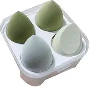 4PCS Beauty Blender Cosmetic Foundation Sponges Makeup Puff Eggs Flawless Tools