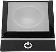 3D LED Light Stand Multicolor Crystal Art Glass Decor Illuminated Base