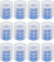 uxcell 12 PCS Tire Valve Stem Caps, 8MM Car Wheel Valve Cap Universal Air Valve Covers Vehicle Exterior Accessories for Car Bike Motorcycle Truck, Blue