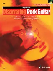 Discovering Rock Guitar Lessons Learn How to Play Music Hugh Burns Book CD