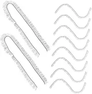 Gadpiparty Soft Doll Eyelash Extensions 10pcs Lashes for DIY Doll Making Craft Projects Decorative Eyelashes