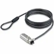 StarTech.com Slim Lock K-Slot Compatible, 6.6ft (2m) Combination Locking Cable, Desk Anti-Theft Security For Laptop/Notebook Computer - Slim laptop -