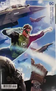 GREEN LANTERN #1 1:25 DANIEL SAMPERE & SANCHEZ VARIANT SIG BY JEREMY ADAMS W/COA
