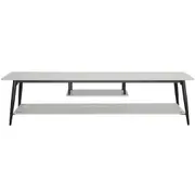BT Vito Faux Marble Top Metal Leg Entertainment Unit