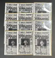 12 PCS Harry Potter Notecard The Daily Prophet: Dumbledore Daft or Dangerous?
