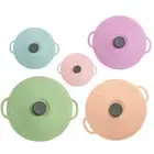 Microwave Splash-Proof Cover Fresh-Keeping Cover Refrigerator Sealed Pot6975