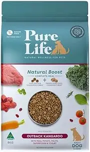 Pure Life Natural Boost Australian Kangaroo Adult Dog Food 8kg