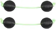 Abaodam Egg for Boys and Girls Foot Tambourine Percussion Nylon Percussion Musical Eggs Quiet Practice Instrument