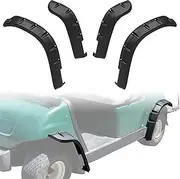 POKIAUTO Front and Rear Fender Flares Compatible with Yamaha Golf Cart G14 G16 G19 G20 G22, 4PCS