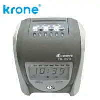 在飛比找PChome24h購物優惠-KRONE TR-920 雙色卡鐘(數位)