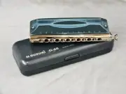 Suzuki G-48 Chromatic Harmonica Gregoire Maret Signature Model Blue Metal F/S JP