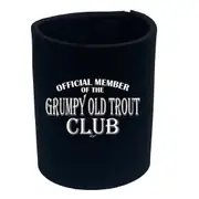 Grumpy Old Trout Club - Funny Novelty Stubby Holder