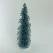 Holiday Homes Plastic Shiny Silver Table Top Christmas Tree 11 Inches NEW
