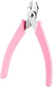 GARENDE Nail Art Pliers Manicure Tools Metal Chain Cutter Dead Skin Remover Plier Nail Art Tool for Manicure Accessory Beauty Salon, Pink