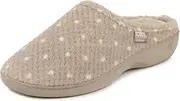 Isotoner Ladies Popcorn Terry Mule Slipper