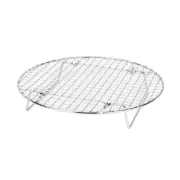 Foldable Round Grilling Rack Versatile BBQ Net Foldable Grilling Mesh