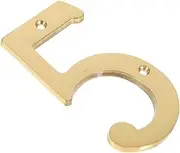 KITANDOVE Rustic Brass House Number Durable Room for Hotel Mailbox and Home Address Easy Installation Precision Made Long