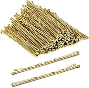 MORGLES 2.75"Long Bobby Pins for Thick Hair, 120PCS Large Bobby Pins Blonde for Women Girls with Box